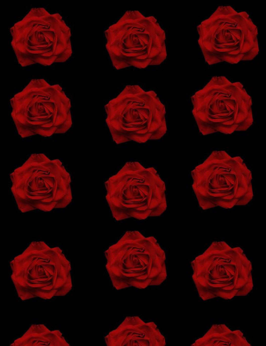 Exquisite Gothic Red Holiday Rose - Wrapping Paper - Set of 3 Sheets