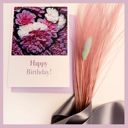 Dahlia Heart - Happy Birthday